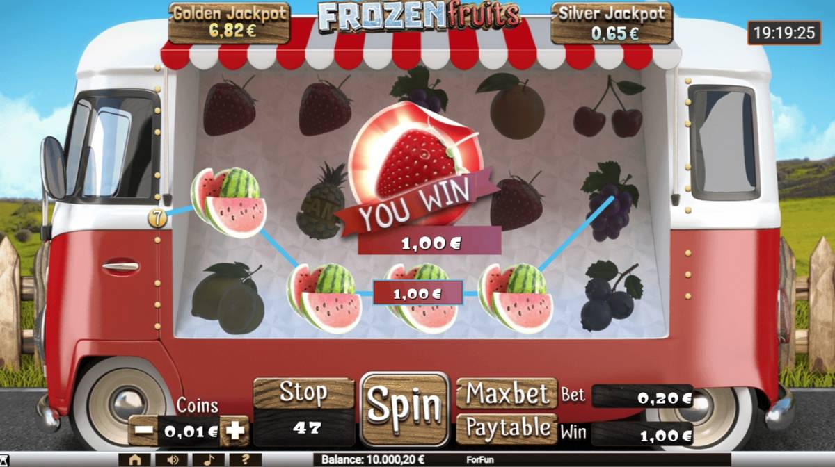 Frozen Fruits: image of winning