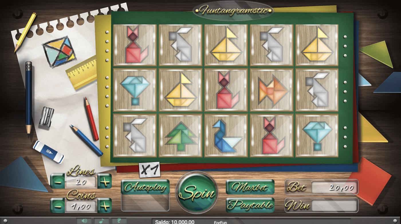 Funtangramstic: image of main menu