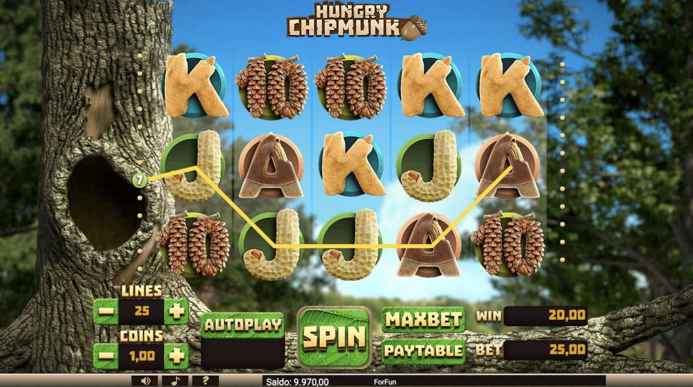 Hungry Chipmunk: image of winning
