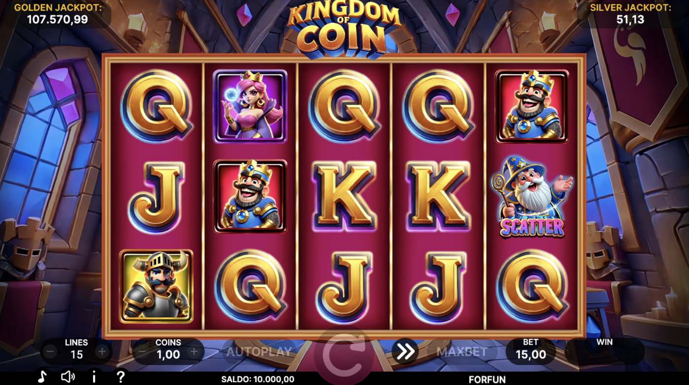 Kingdom Of Coin: image of main menu
