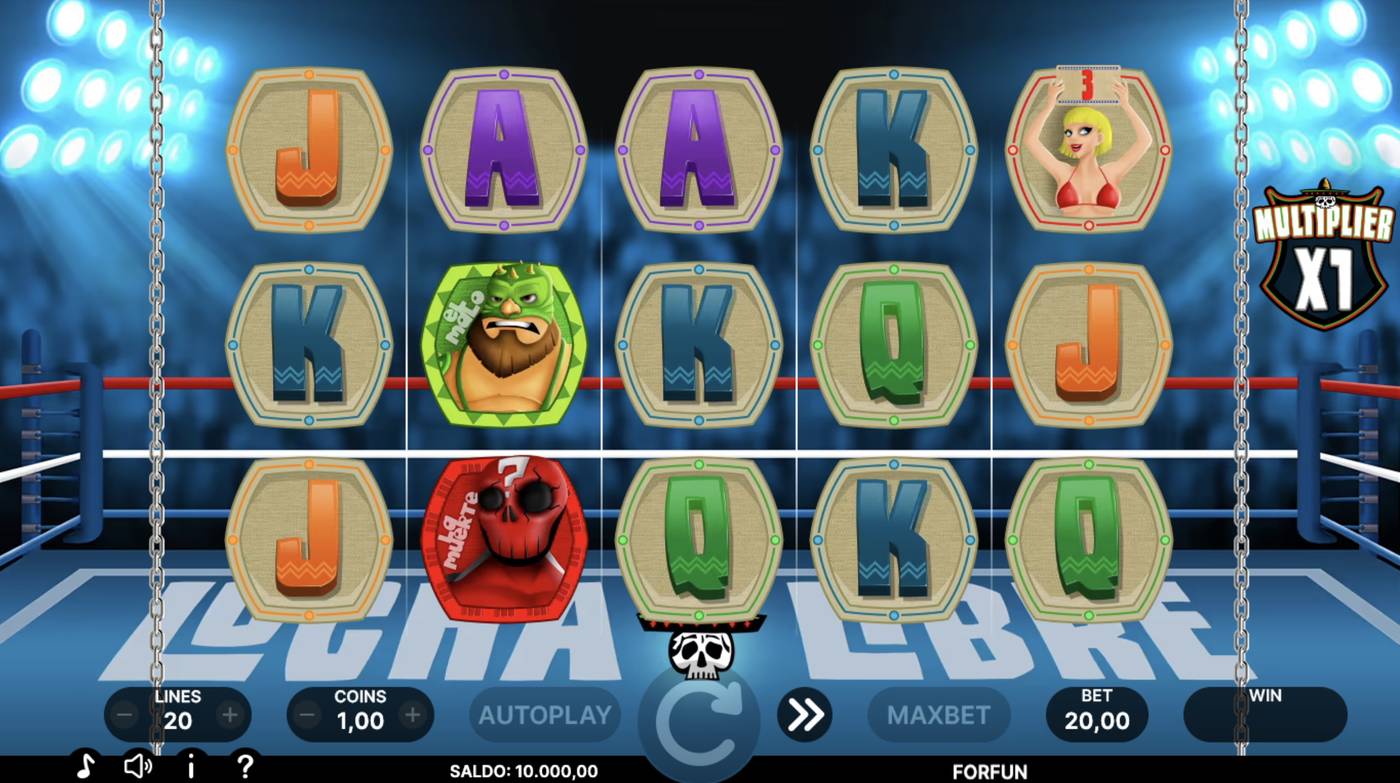 Lucha libre: image of main menu