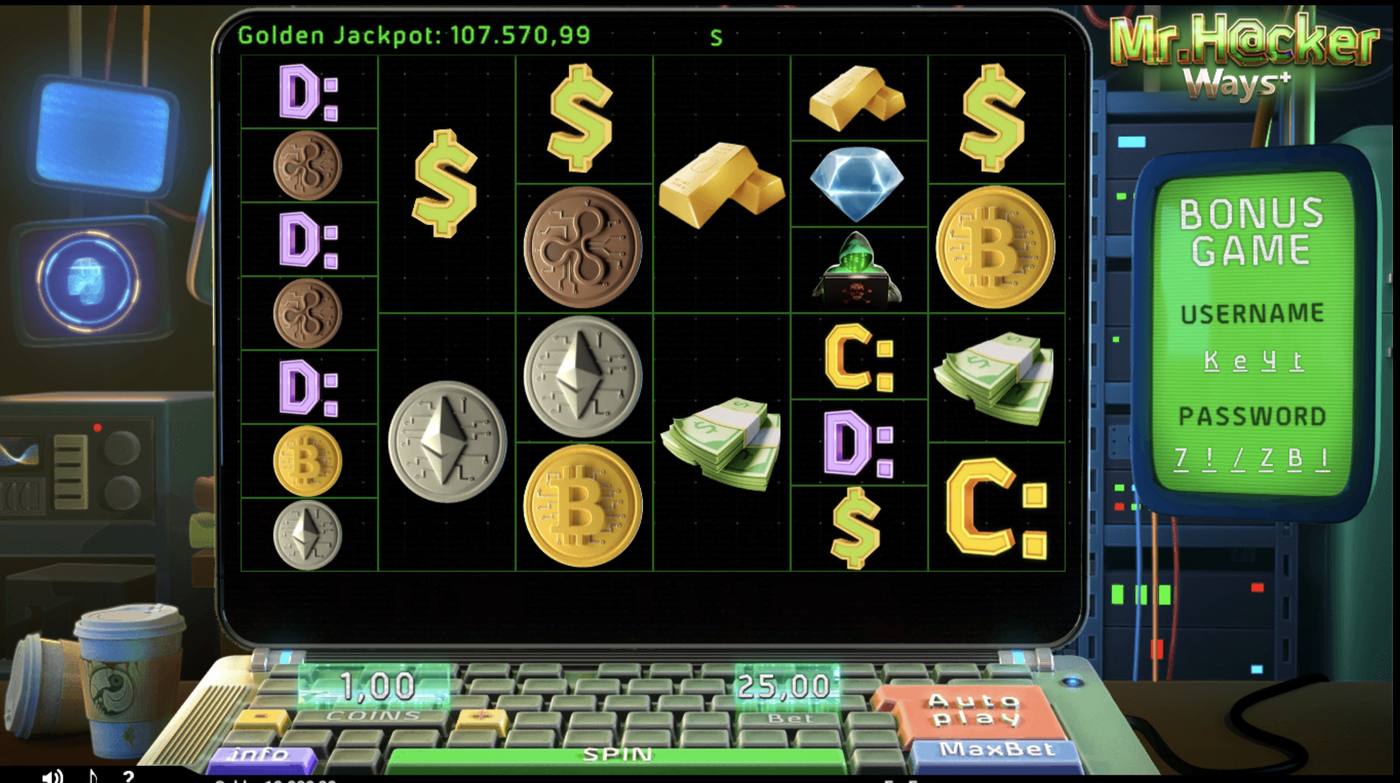 Mr. Hacker: image of main menu