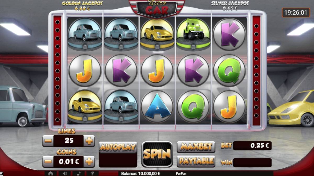 Nitro Car: image of main menu