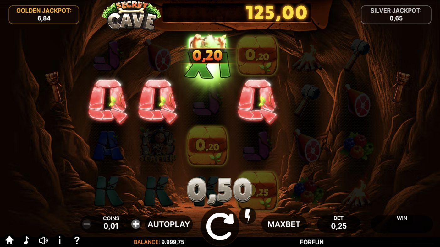 Secret Cave: image of winning