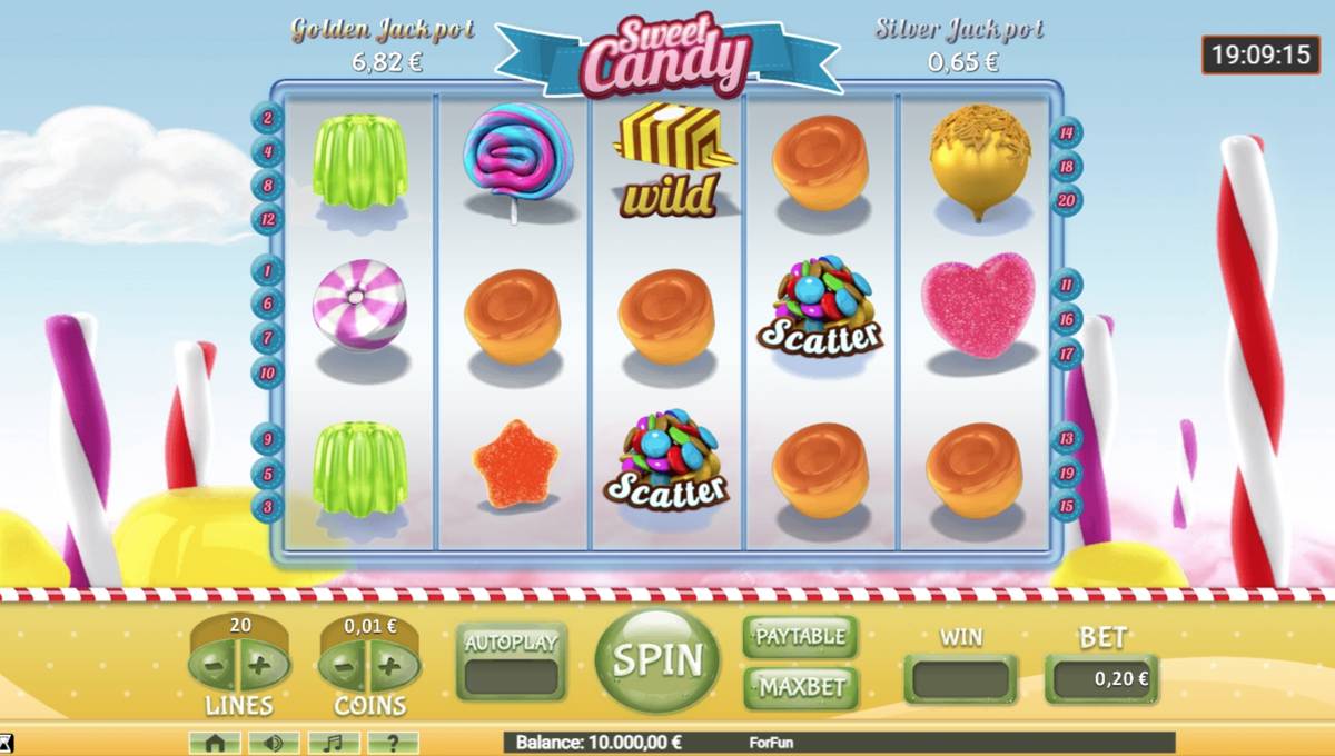 Sweet Candy: image of main menu