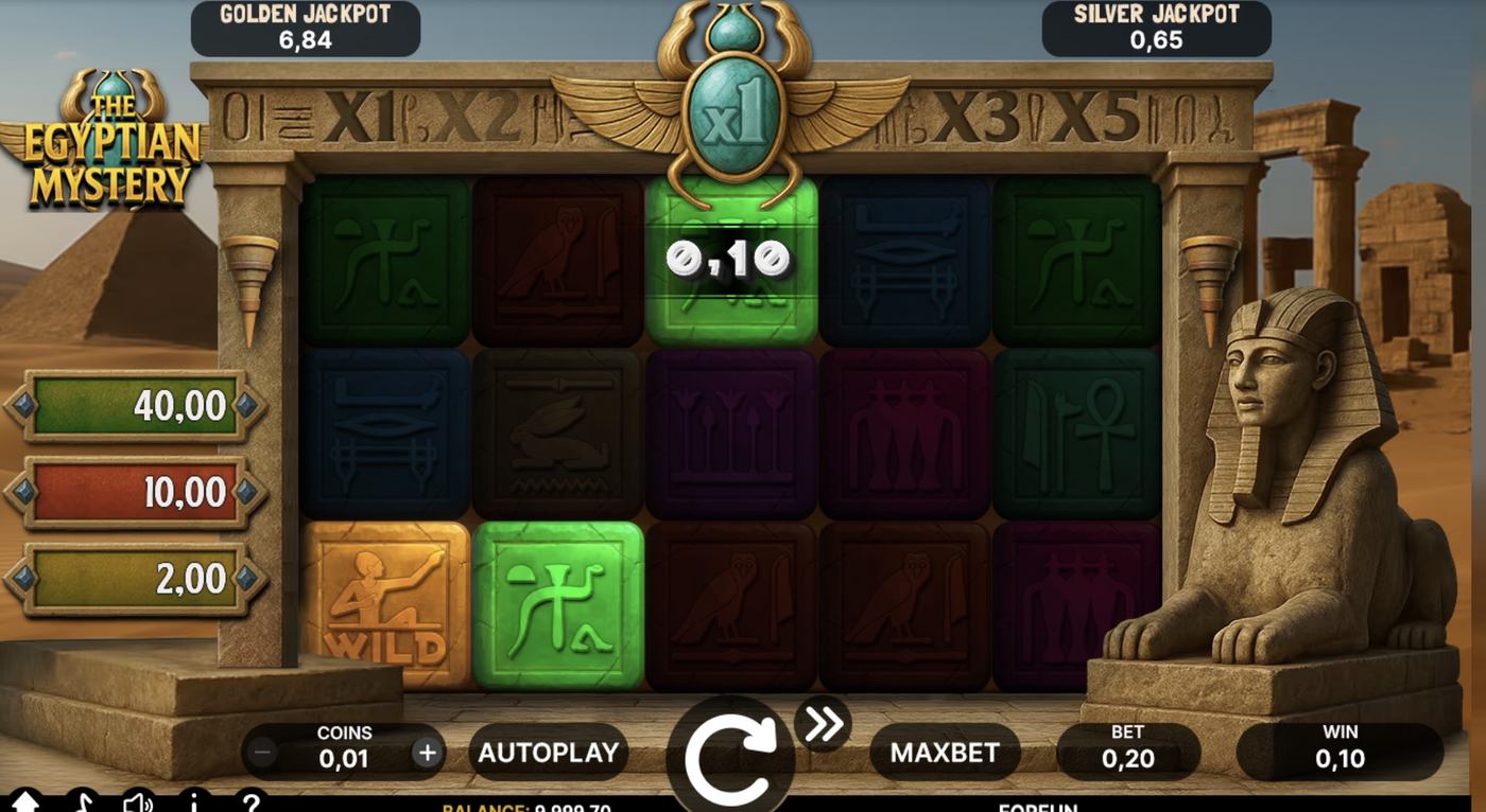 The Egyptian Mystery: image of winning