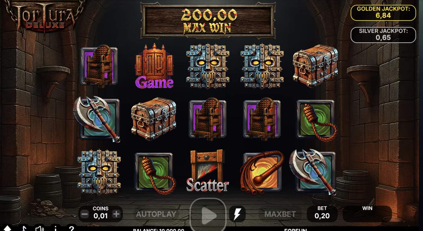 Tortura Deluxe: image of main menu