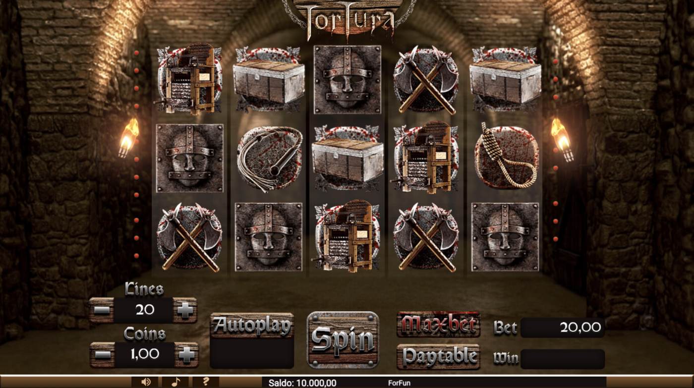Tortura: image of main menu