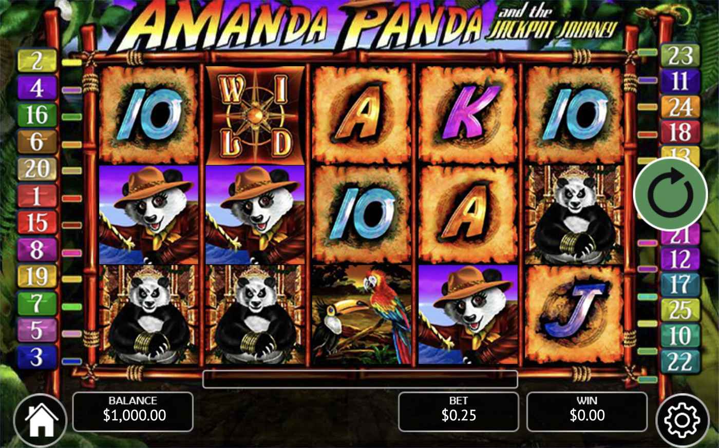 Amanda Panda: image of main menu