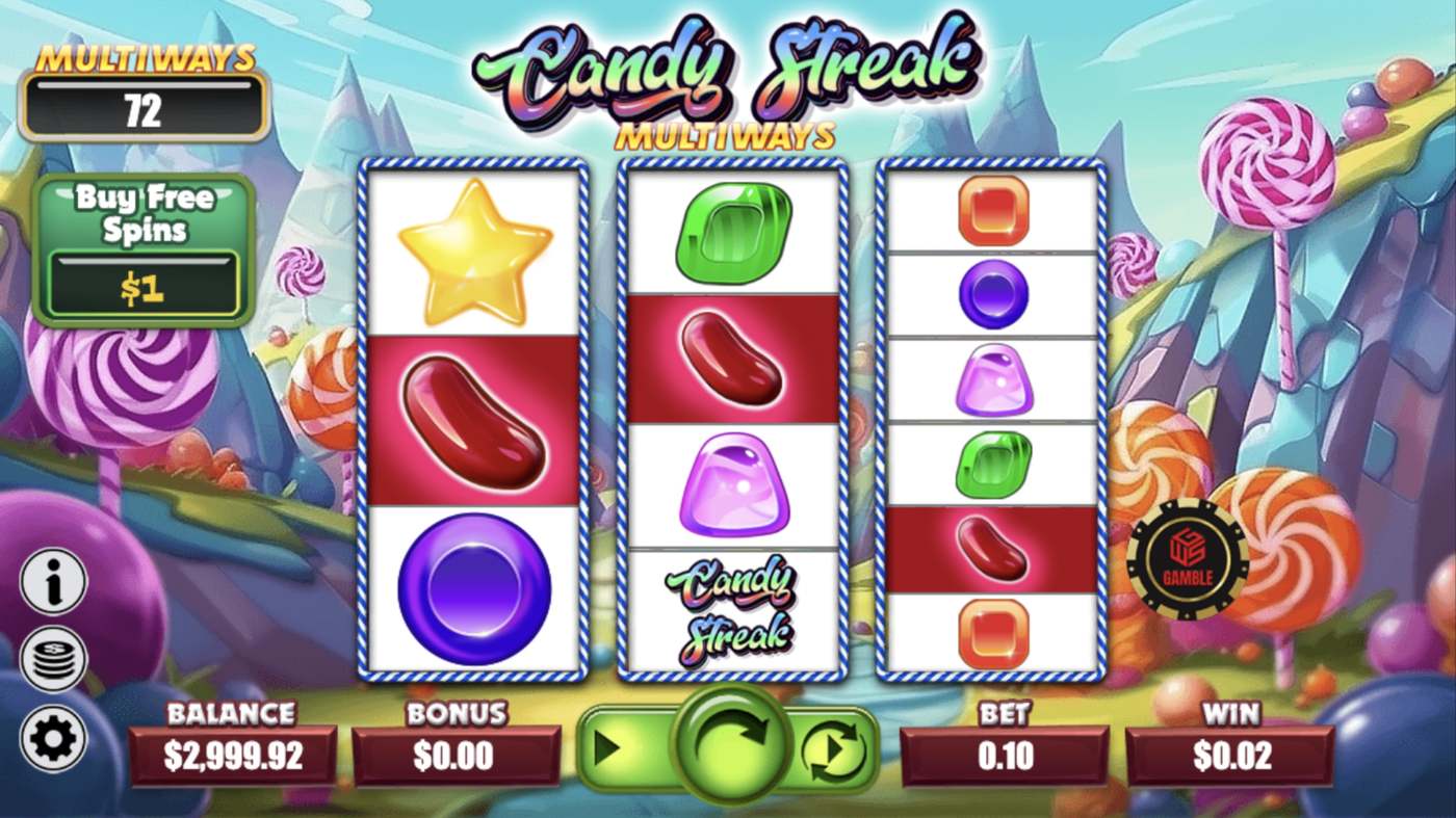 Candy Streak: image of winning