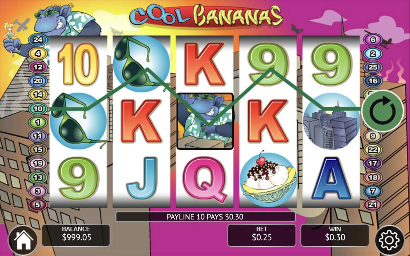 Cool Bananas: image of winning