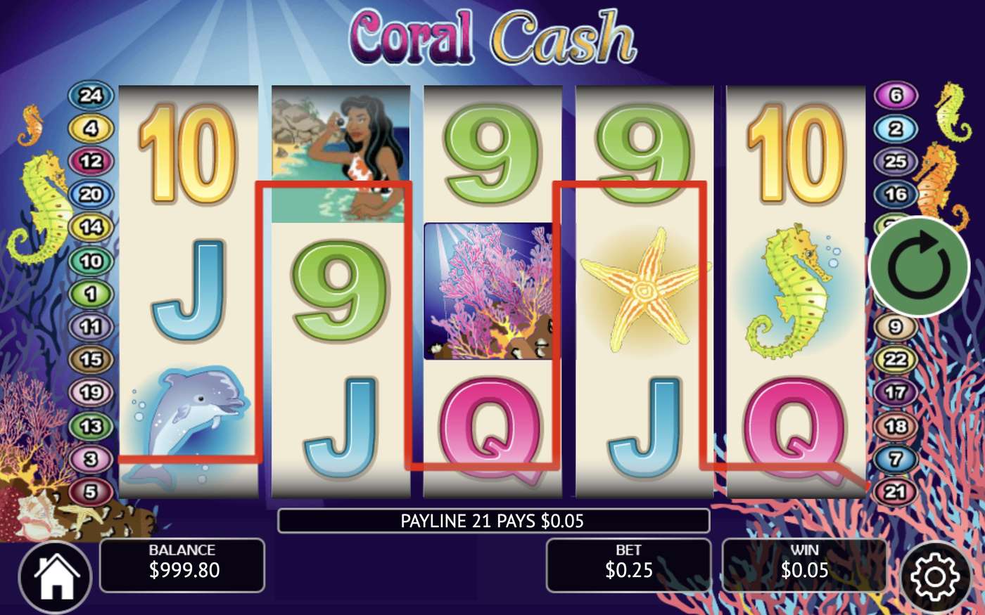 Coral Cash: image of winning
