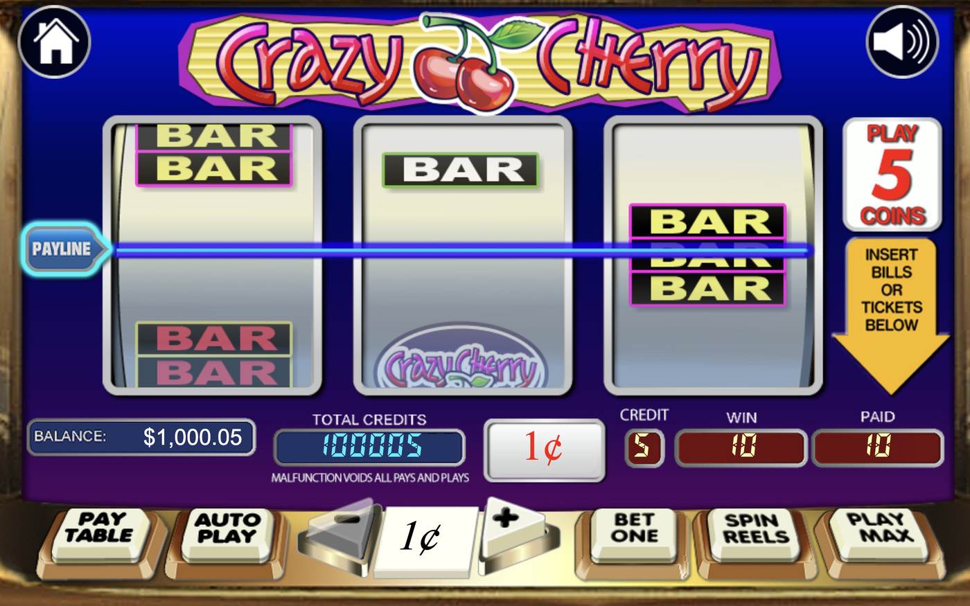 Crazy Cherry: image of winning