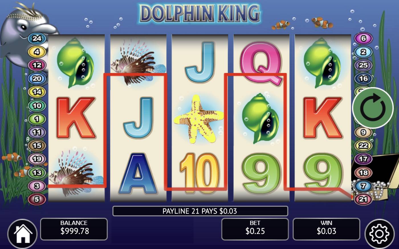 Dolphin King: image of winning