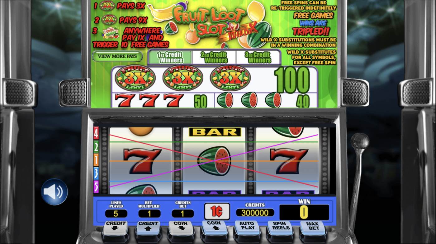 Fruit Loot: image of main menu