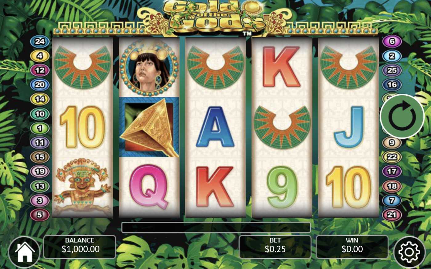 Gold Of Gods: image of main menu