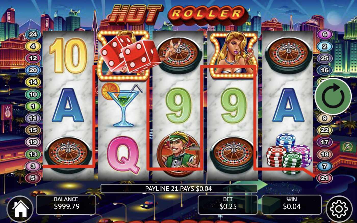 Hot Roller: image of winning