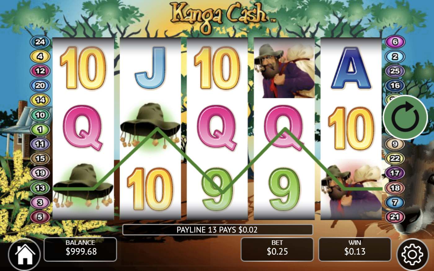 Kanga Cash: image of winning