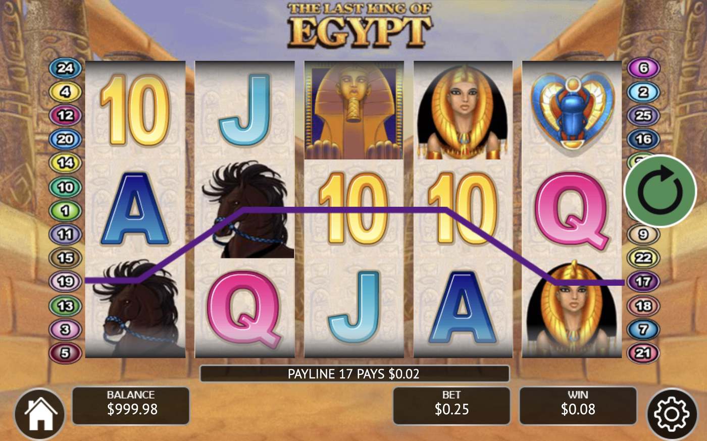 Last King Of Egypt: image of winning