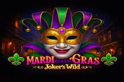 Mardi Gras Jokers Wild Online Slot Logo