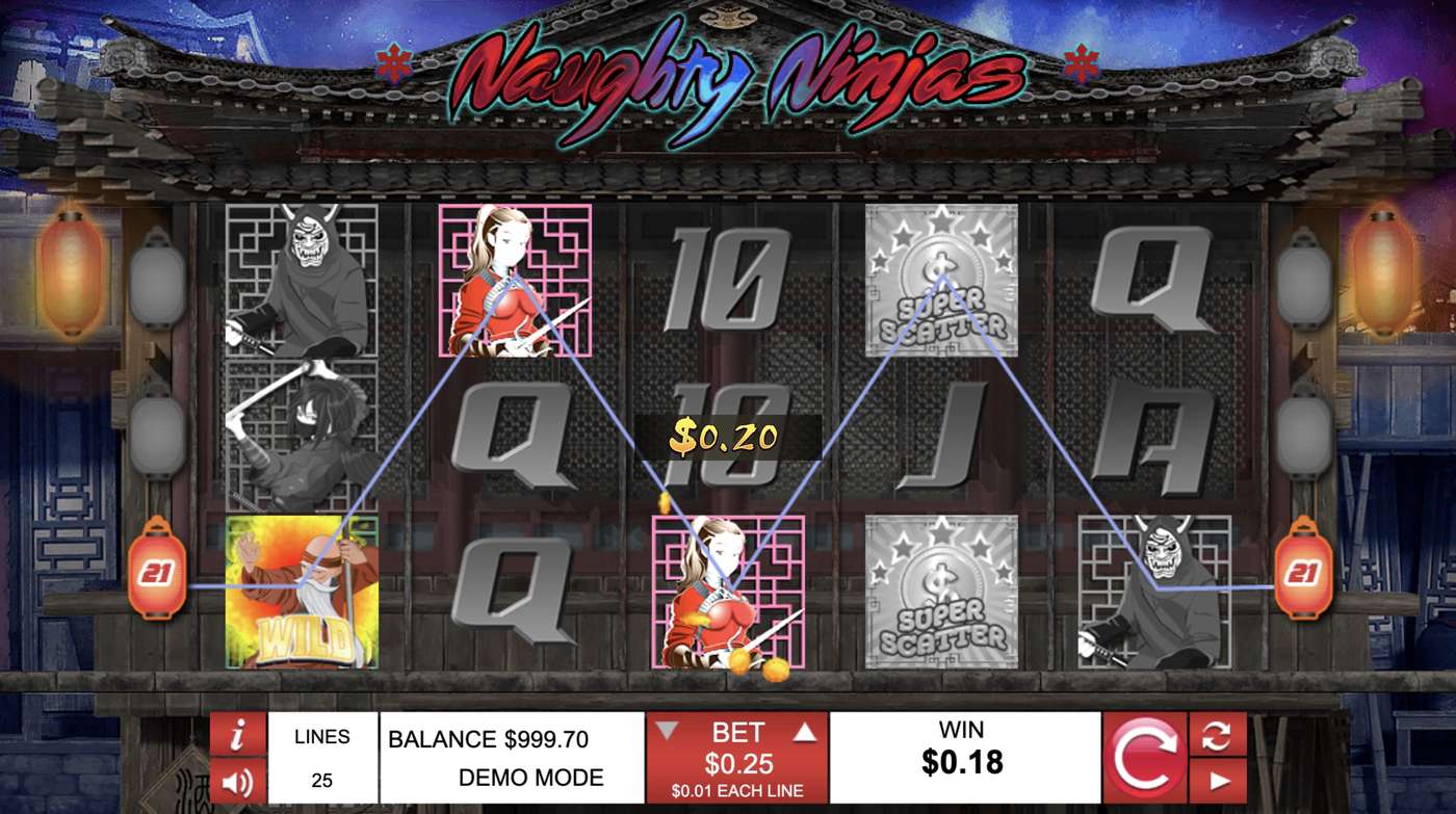 Naughty Ninjas: image of winning