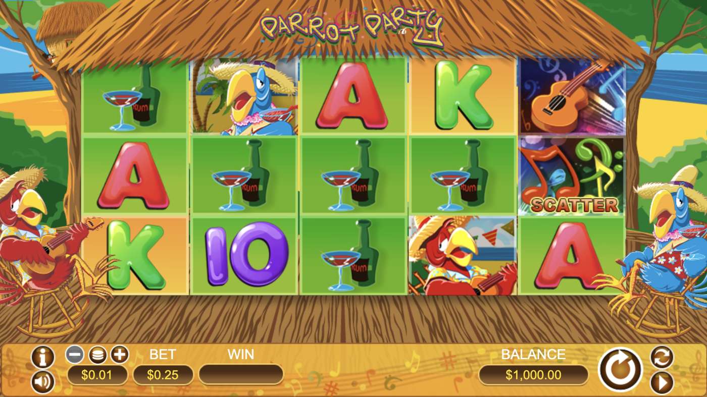 Parrot Party: image of main menu