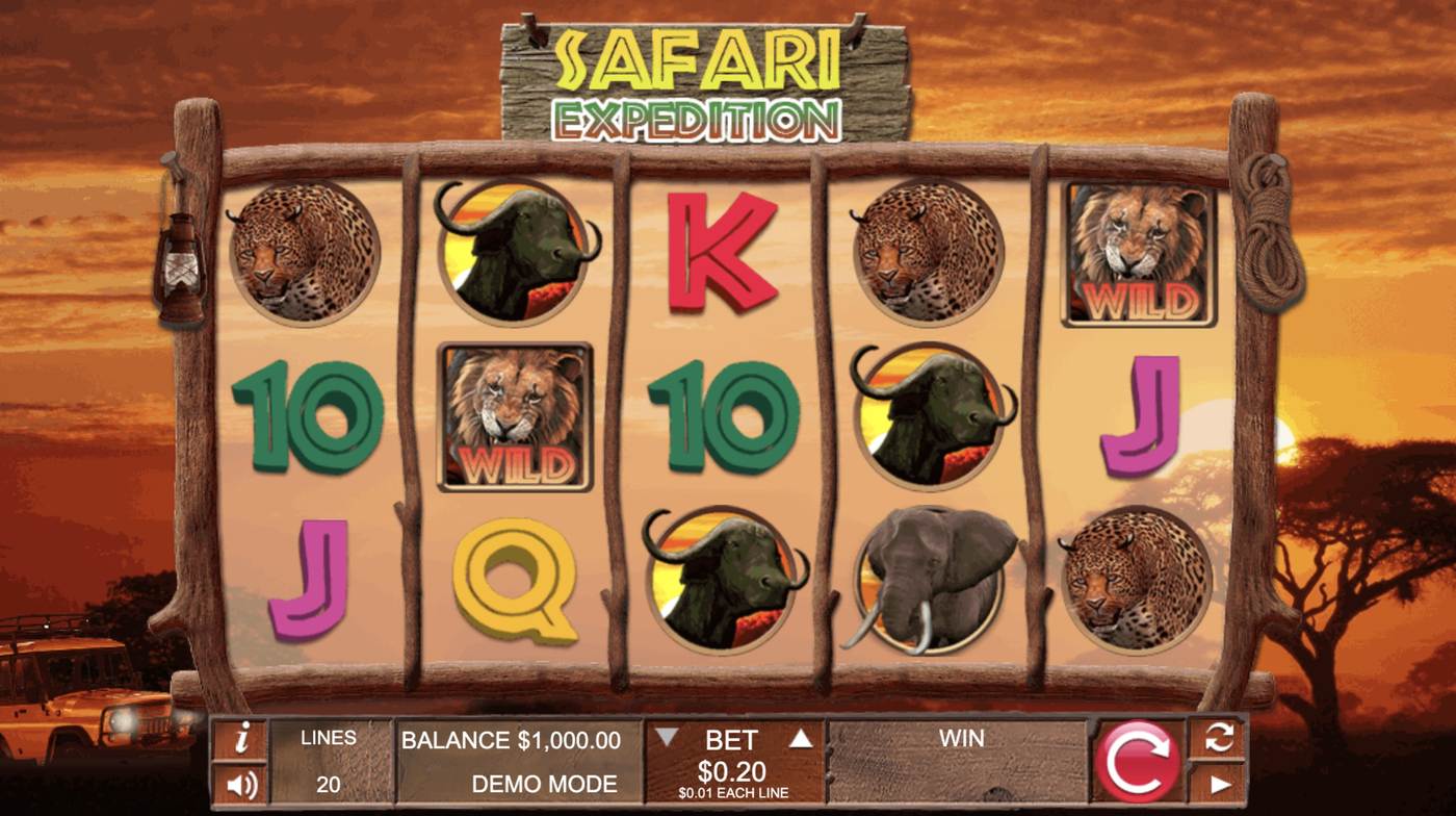 Safari Expedition: image of main menu