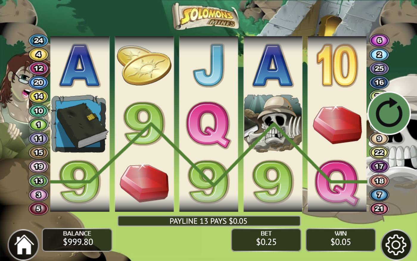 Solomon's Mines: image of winning