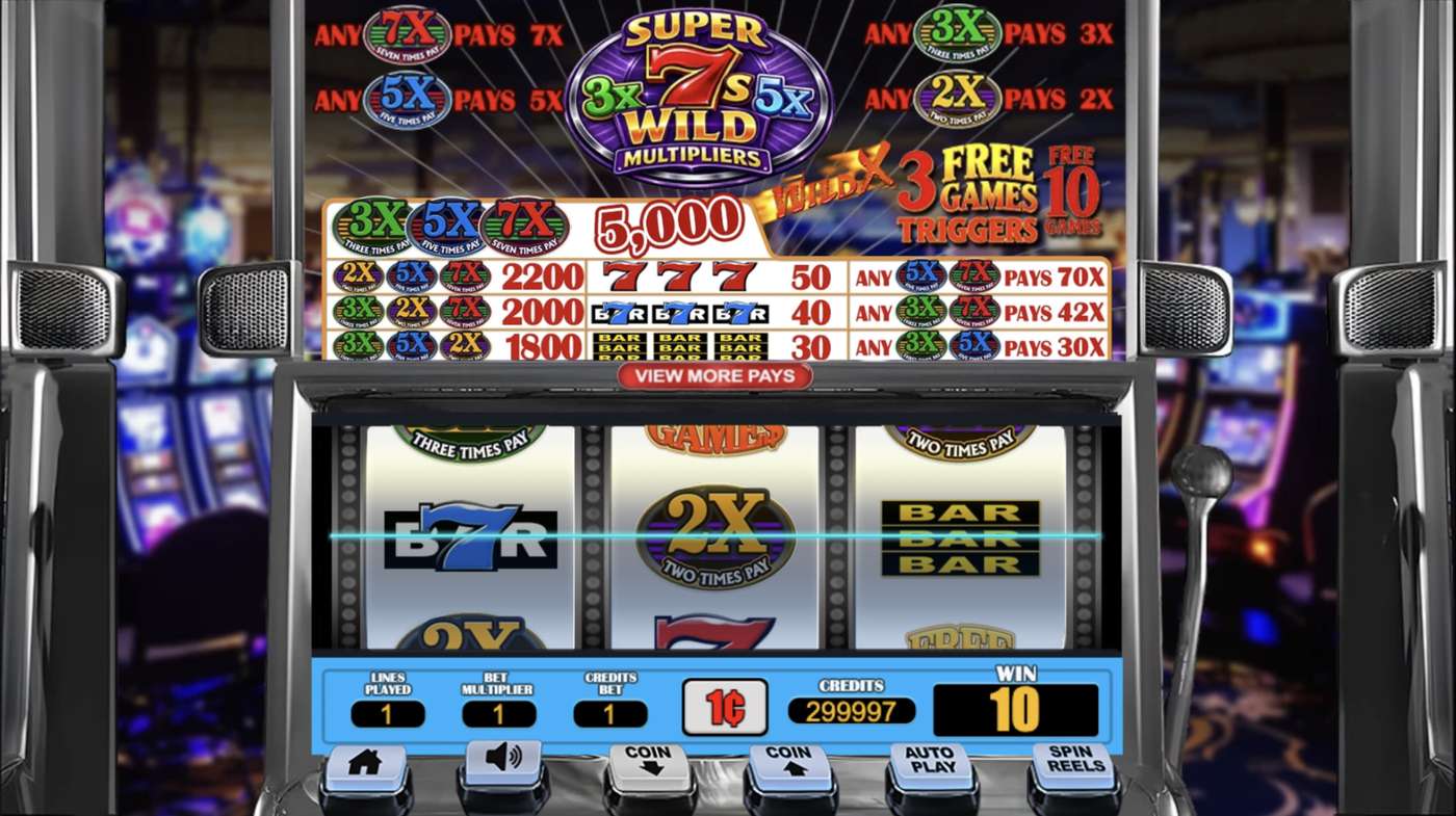 Super 7s Wild Multiplier: image of winning