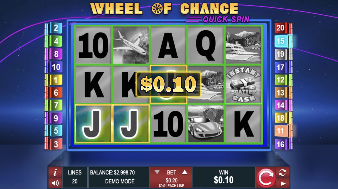 Wheel Of Chance - Quick Spin: image of winning