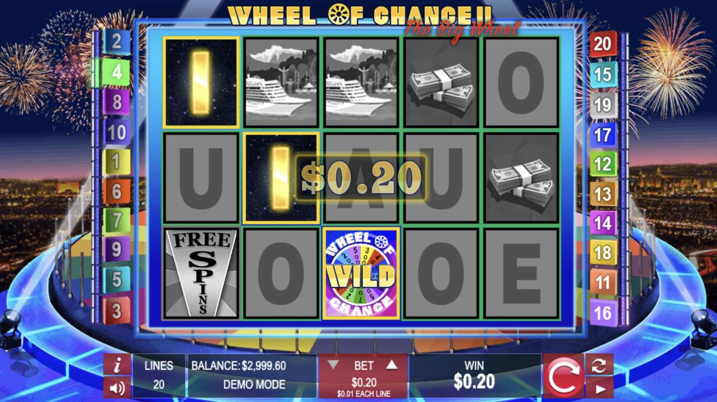 Wheel Of Chance - The Big Wheel: image of winning