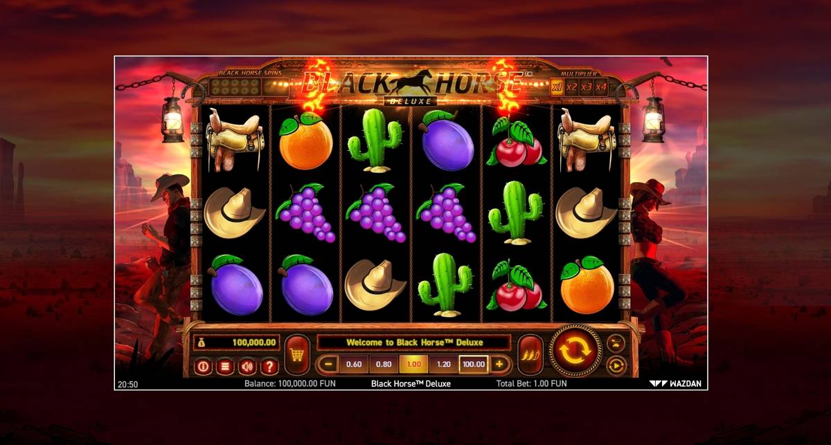 Black Horse Deluxe: image of main menu