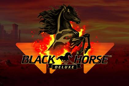Black Horse Deluxe Online Slot Logo