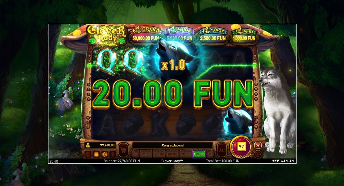 Clover Lady: image of winning