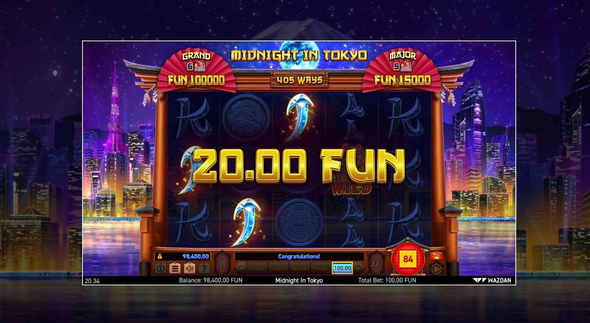 Midnight in Tokyo: image of winning