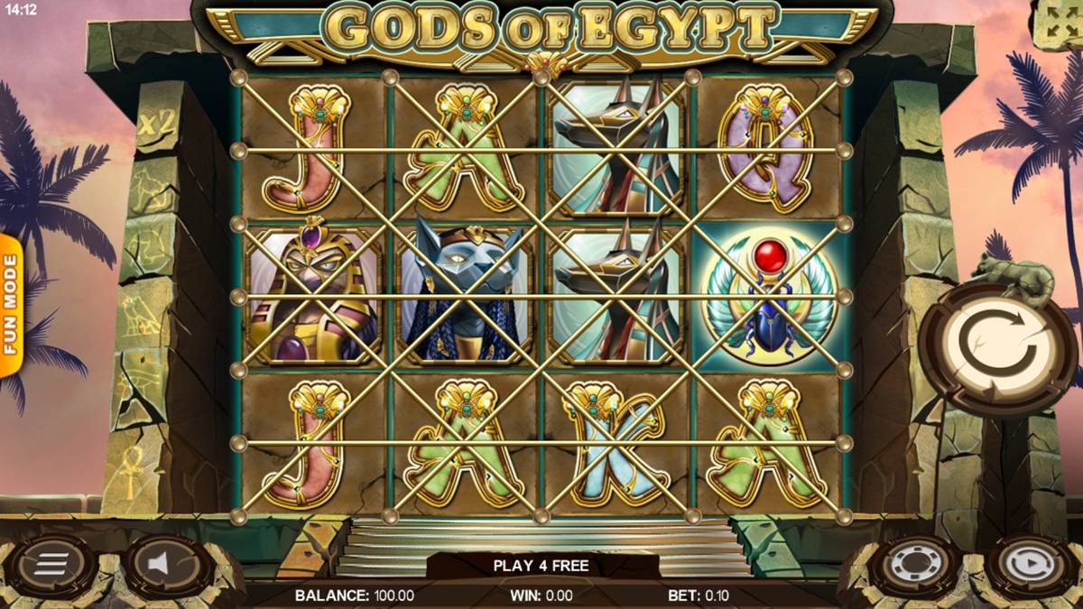 Gods of Egypt: image of main menu
