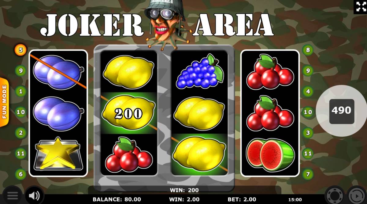 Joker Area: image of winning