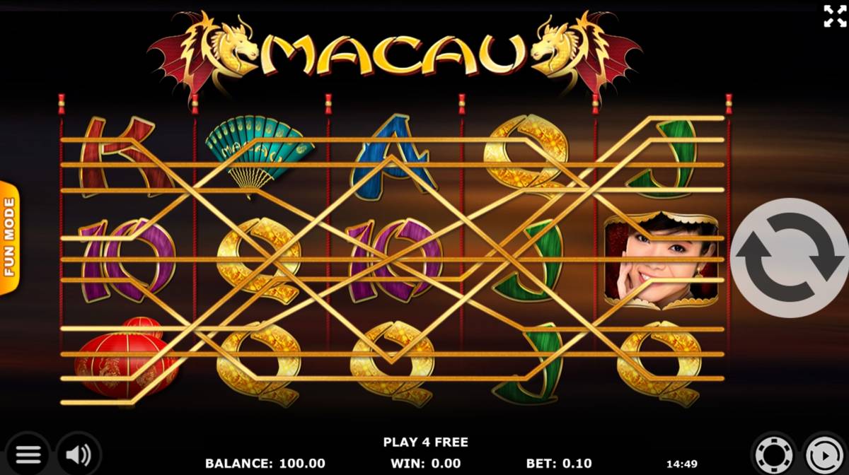 Macau: image of main menu