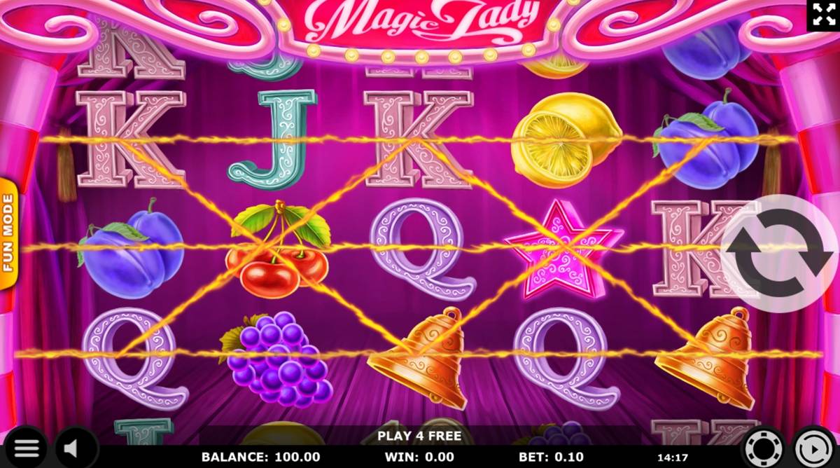 Magic Lady: image of main menu