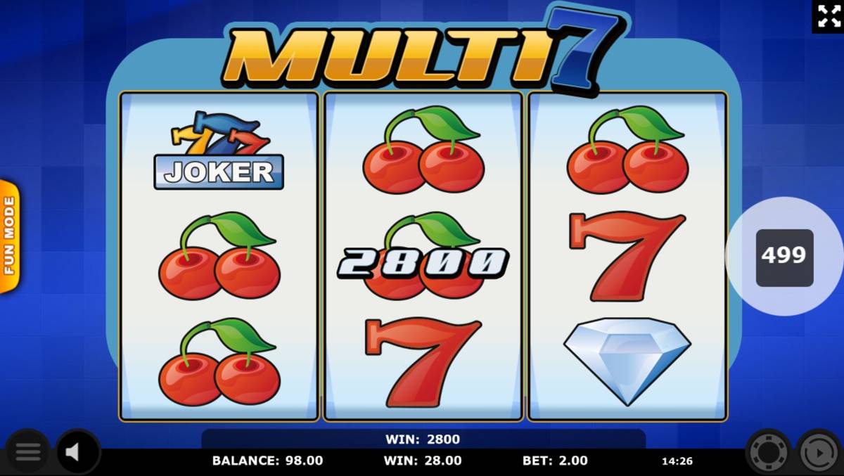 Multi Seven: image of winning