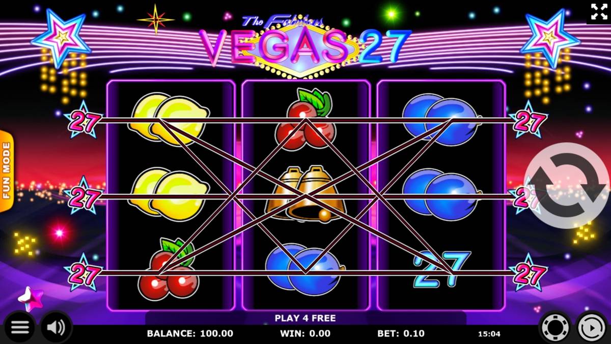 Vegas 27: image of main menu