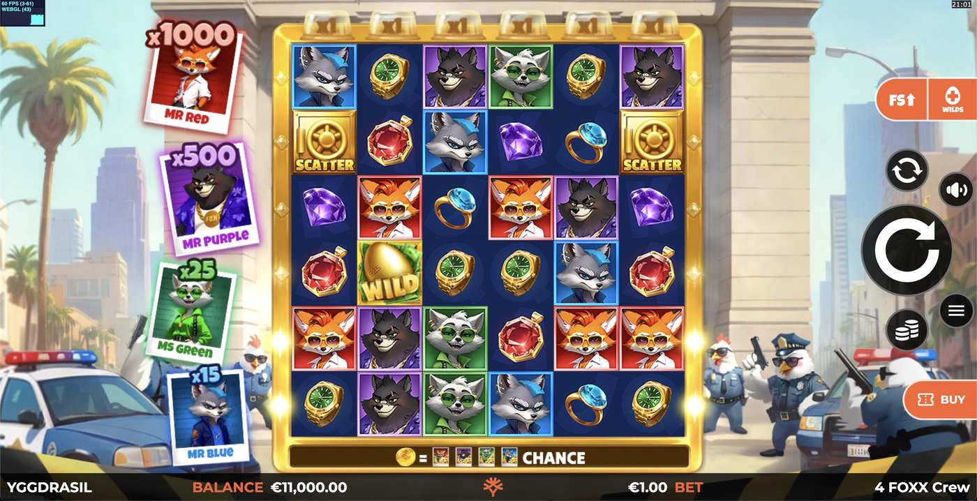 4 FOXX Crew WildEnergy MultiMax: image of main menu