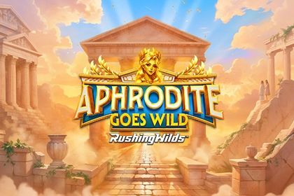 Aphrodite Goes Wild RushingWilds Online Slot Logo