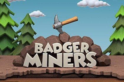 Badger Miners Online Slot Logo
