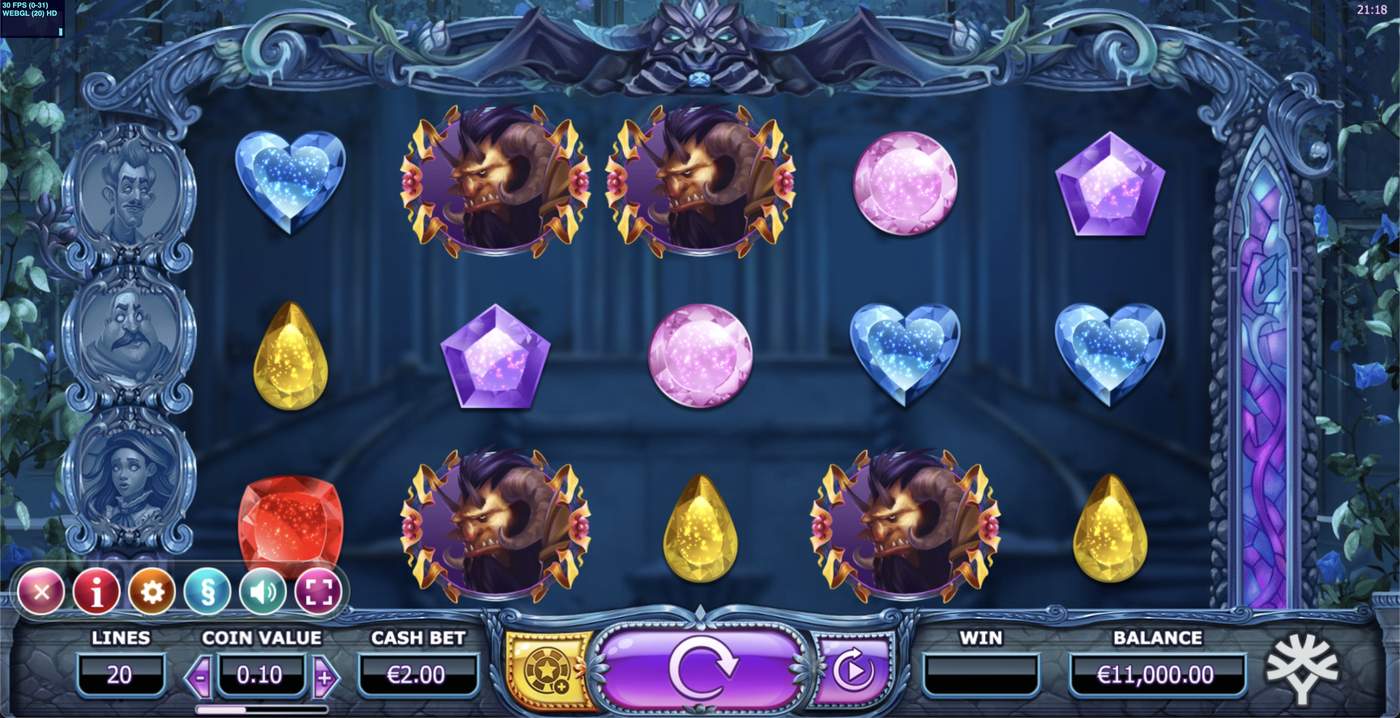 Beauty & the Beast: image of main menu