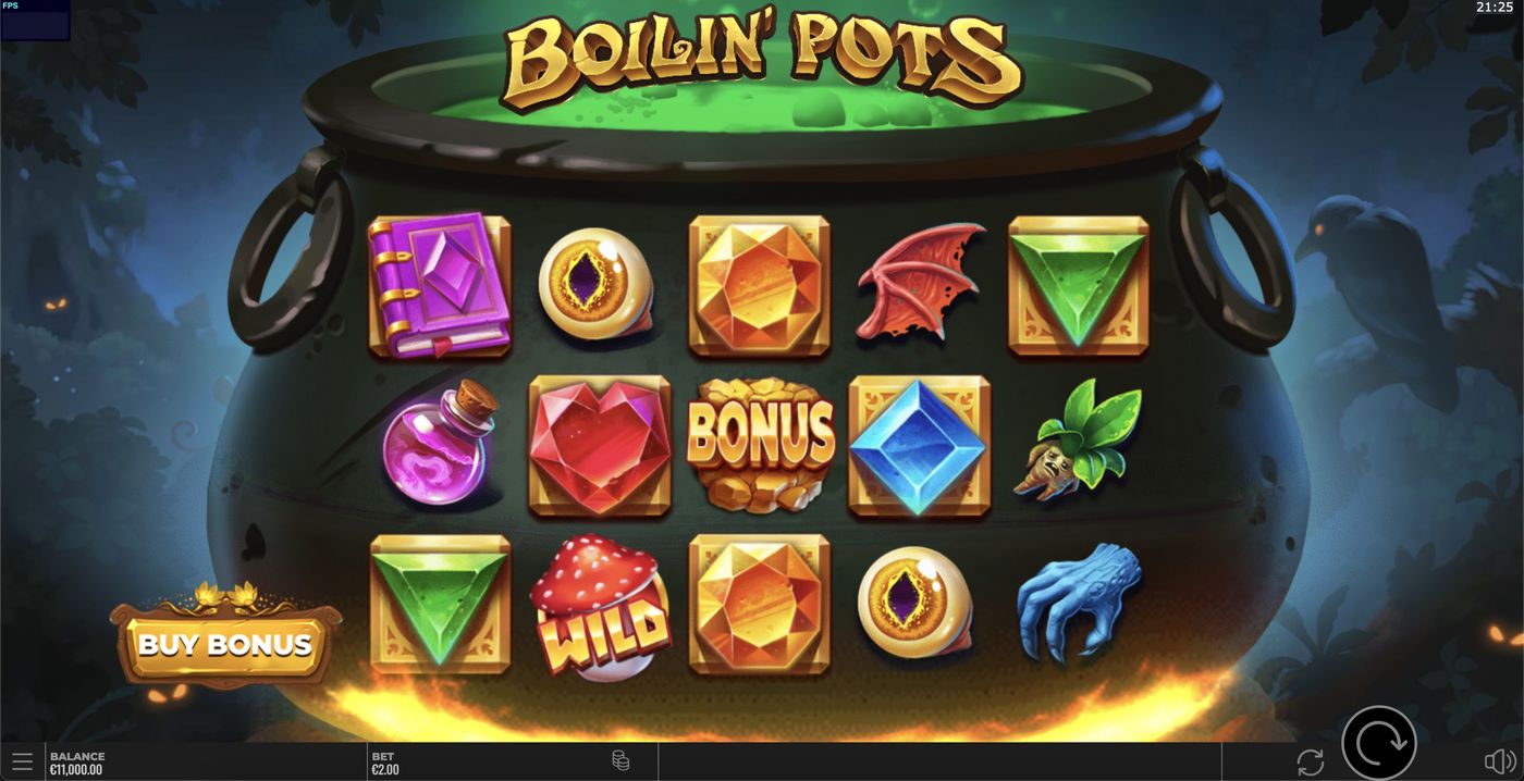 Boilin' Pots: image of main menu