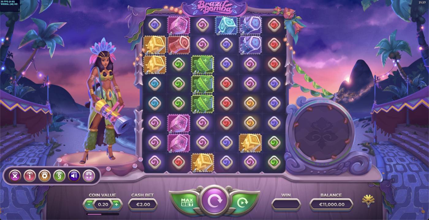 Brazil Bomba: image of main menu