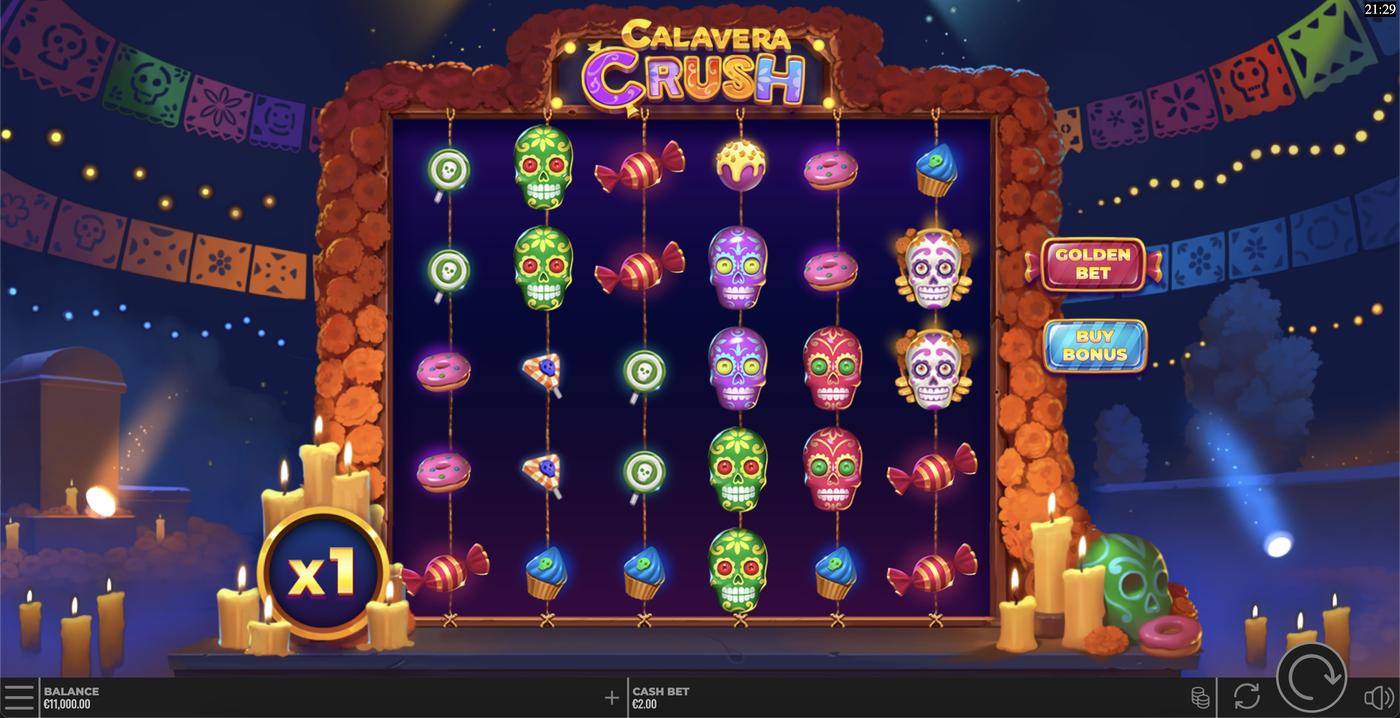 Calavera Crush: image of main menu