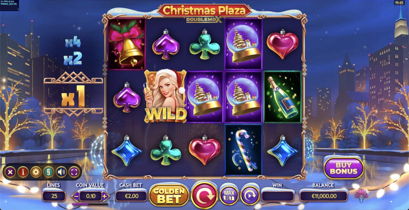 Christmas Plaza DoubleMax: image of main menu