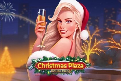Christmas Plaza DoubleMax Online Slot Logo